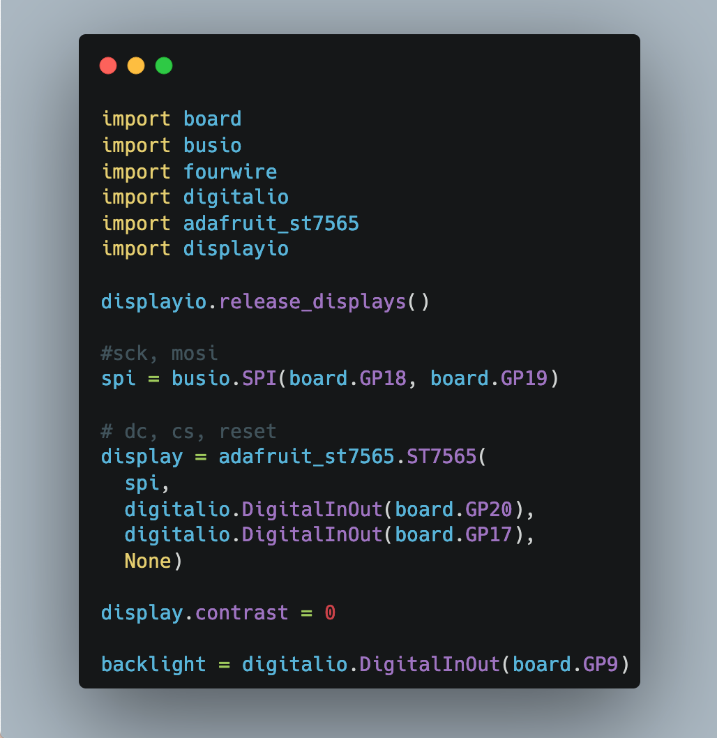 Raspberry Pico: Drawing Sprite Animations with Circuit Python | Admantium
